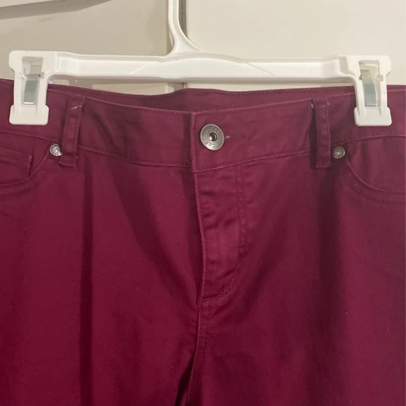 Maroon Jeggings - Picture 2 of 3